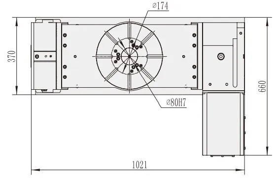 Rts-320 Durable and High Quality Industrial CNC Machining Center 5 Axis Accessories for Numerical Control Machine