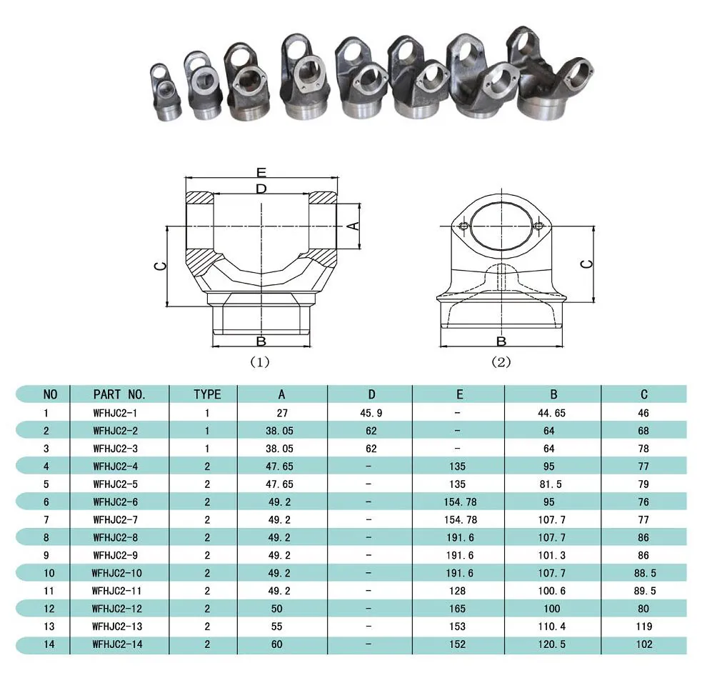 Slip Yoke Light Drive Shaft Agricultural Tractor Clutch Spline Joint Cardan Shaft Couplings Cross Drive Universal Propeller Metal