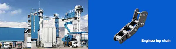 ISO ANSI DIN Single Double Triple Strand C210A/C2050 Double Pitch Transmission Conveyor Chains Attachment A1, A2, K1, K2 with Extended Pins
