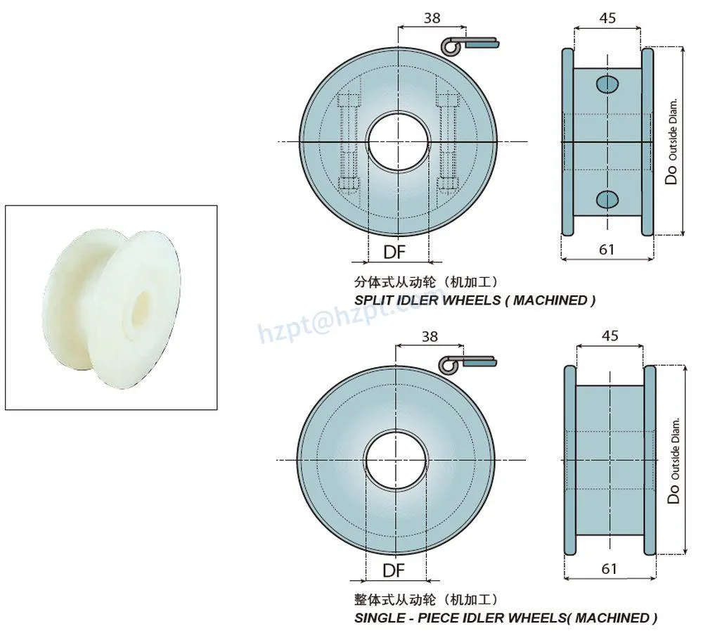 Plastic Sprockets and Idler Wheels for 880/880m/880tab/878tab/880BS Series Chain