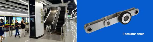 ISO ANSI DIN Single Double Triple Strand C210A/C2050 Double Pitch Transmission Conveyor Chains Attachment A1, A2, K1, K2 with Extended Pins