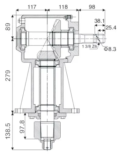 Agricultural Lawn Mower Gearbox
