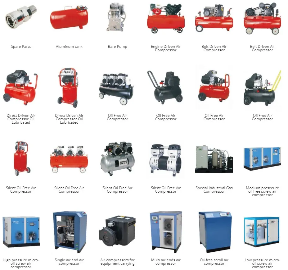China Manufacturer Conditioner Air Compressors Two Pump Piston High Pressure with Dryer Replacement of Hengda