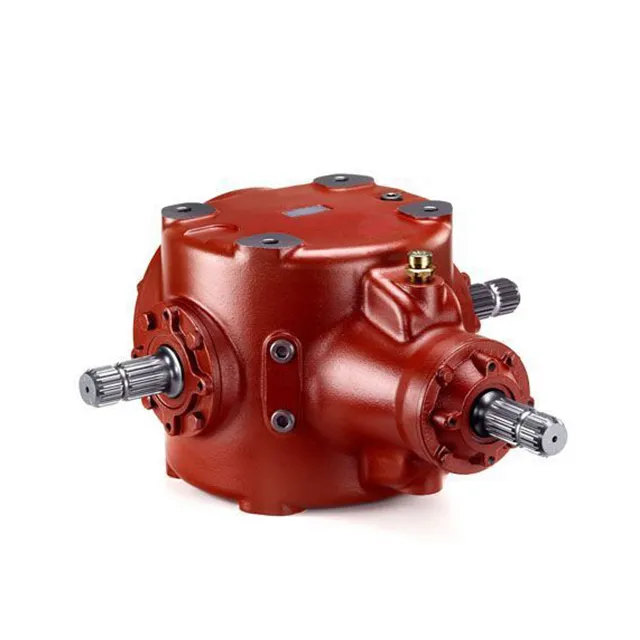 Pto Farm Slasher Rotary Mixer Tractor Right Angle Agricultural Bevel Gearbox Motor Gearbox Gear Box Helical Tiller Reduction Transmission