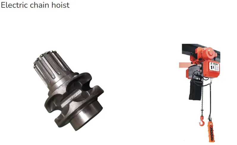 Cheap Hand or Electric Chain Hoist Sprocket for Crane Lifting in Steel and Stainless Steel