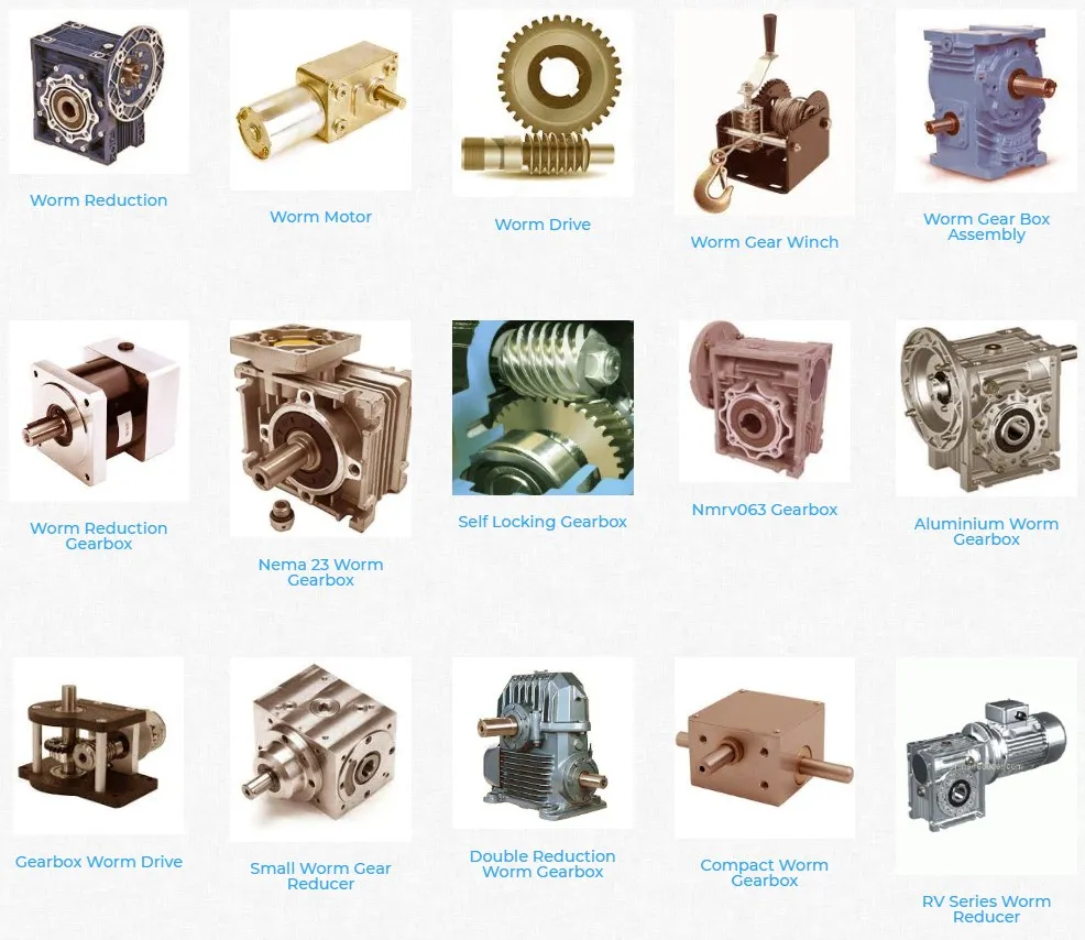 RV Aluminum Shell Worm Gear Reducer Square Reducer Flexible Installation Easy to Use Low Noise Worm Gear Reducer for Servo Motor Nmrv30 Worm Gear Reducer