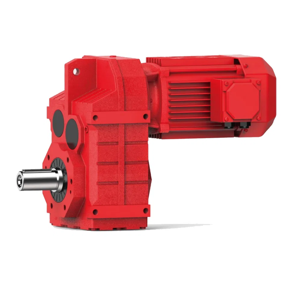 Competitive Price K Series Horizontal Hard Tooth Surface Reducer Gear Reducer Helical Gearbox Industrial Cement Mixer Gear Reducer