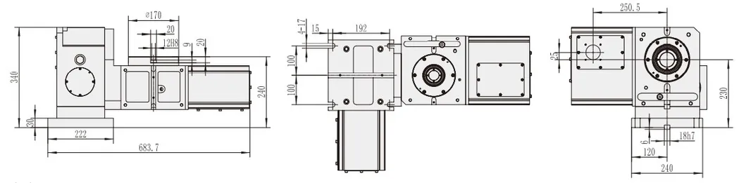 Rt-170 High Quality CNC Machining Center Accessories for Numerical Control Machine