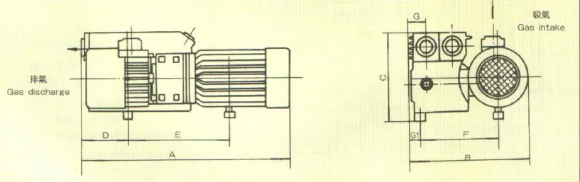 Xd Rotary Vane Single Stage Vacuum Pump