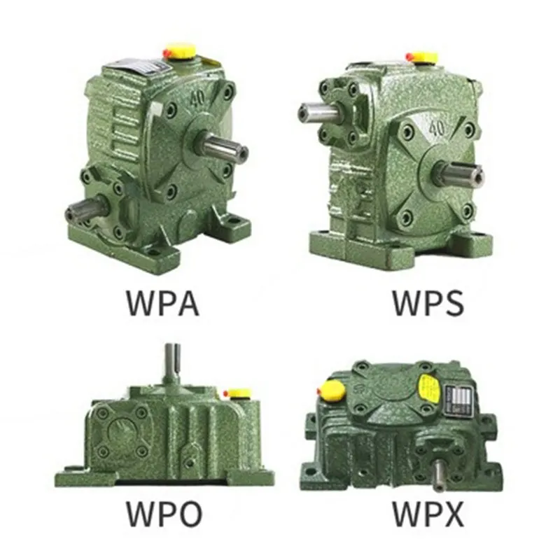 Ingle Worm Reducer Axial-Extension Manufacturers 1500 Rpm Wp Type Wpa Wps Series Worm Reduction Gearbox Speed Reducer