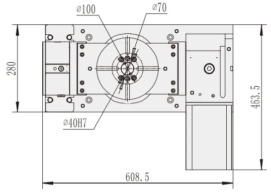 Rts-200 CNC 5 Axis Machining Center Accessories for Numerical Control Machine