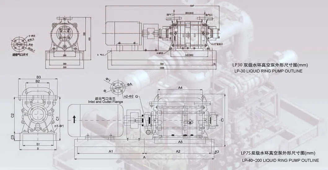 Lp Liquid Ring Vacuum Pumps (KLRC compatible)