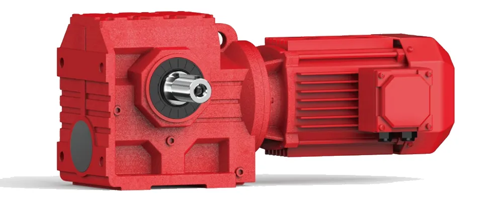 S Series Helical Gear Worm Reducer Gear Motor Drive Power Transmission Vertical to Horizontal Gearbox Transmissiom Gearbox