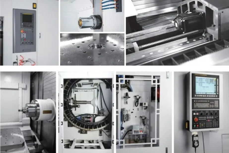 Sp1016 Double Column Machining Center CNC Lathe Heavy Cutting