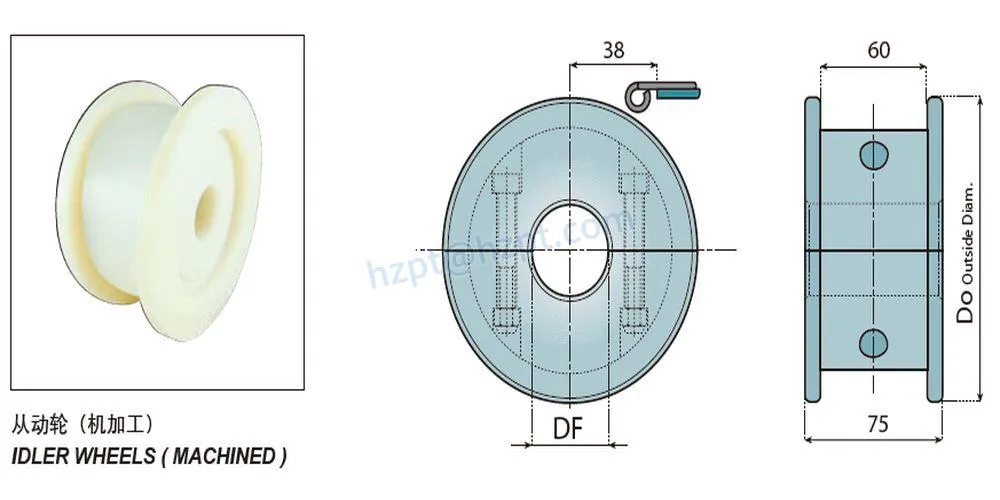 Plastic Sprockets and Idler Wheels for 880/880m/880tab/878tab/880BS Series Chain