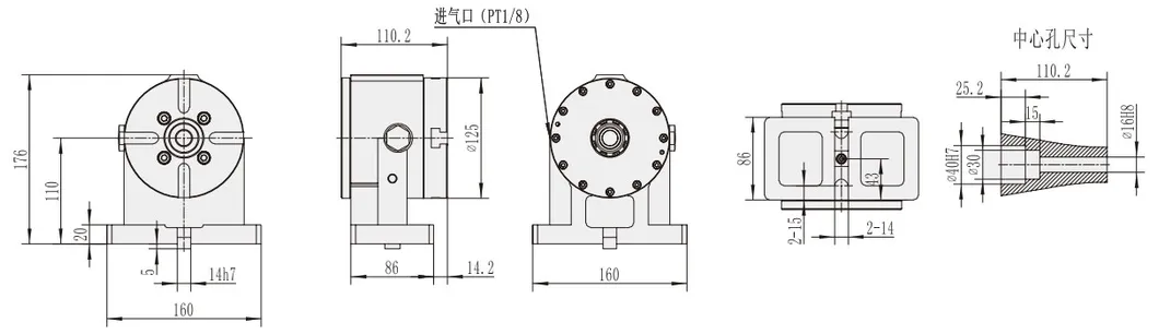 Ar-125 Numerical Control Machine CNC Machining Center Accessories