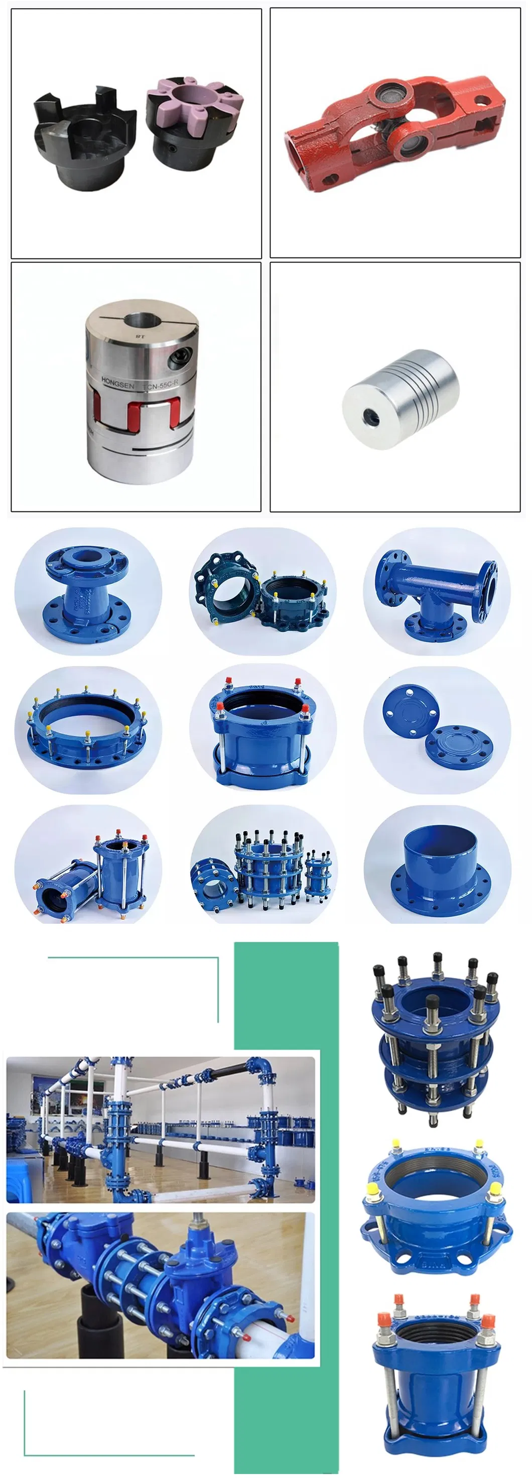 Spring Coupling Metal Bellows Clamp Type Spring Flexible Shaft Coupling Aluminum Flexible Diaphragm Motor Shaft Coupling for Step Motor