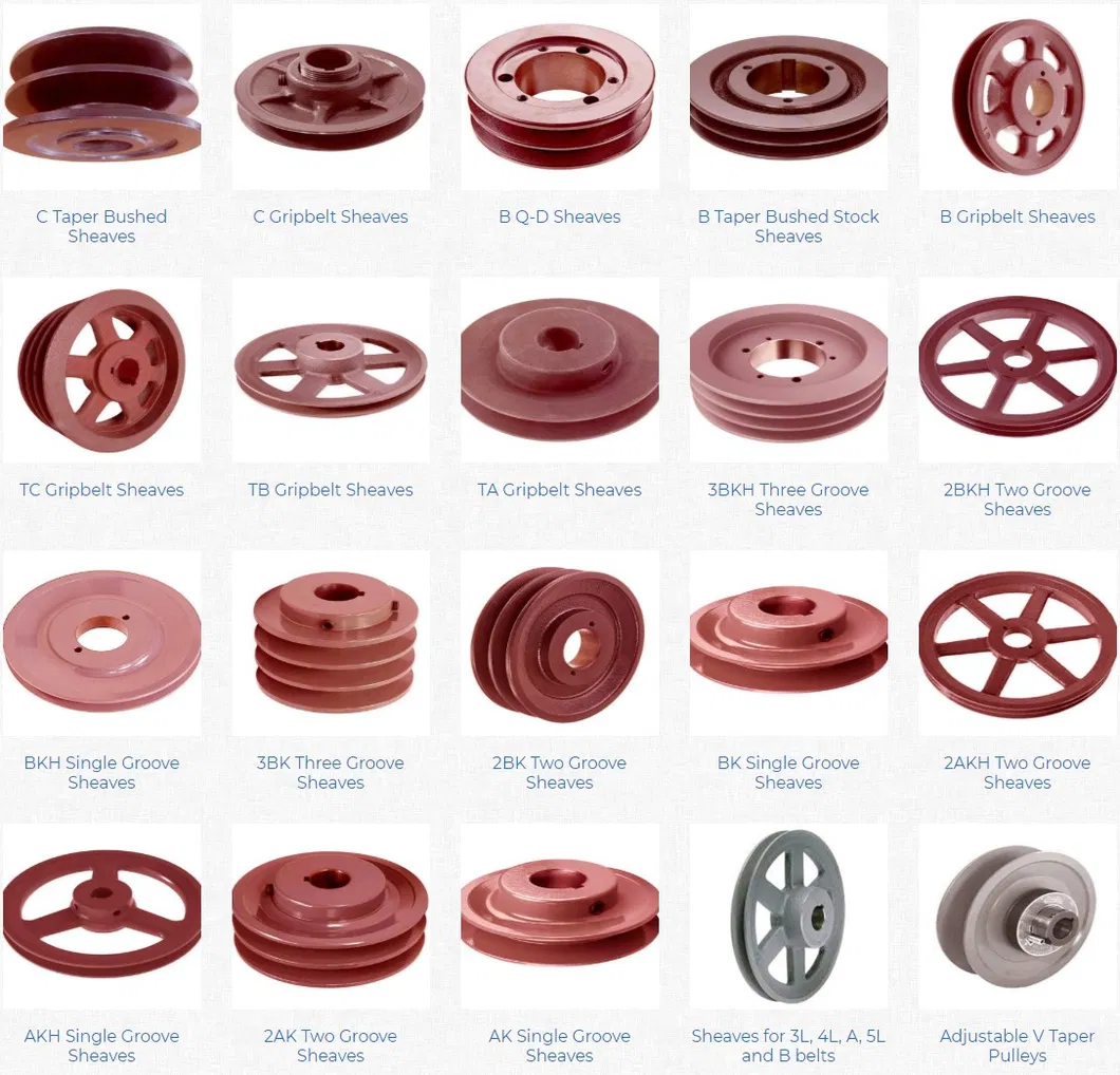 Customized Machining Aluminum Steel Alloy C45 Cast Iron Synchronous Taper Bush Pilot Bore Timing Pulley