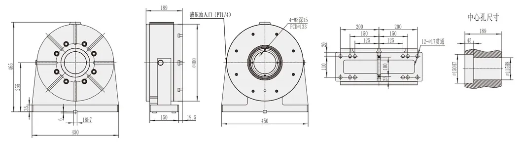 Ar-400 Durable Industrial Machine CNC Machining Center Accessories