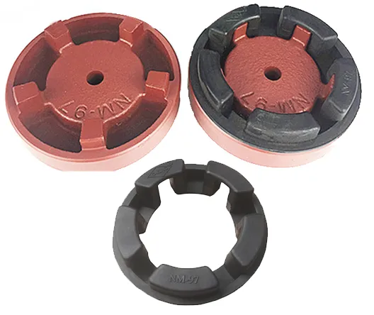 Flexible Cast Iron Forged Steel Quick Release Nm Coupling with Rubber Element Water Pump Motor Shaft Coupling Nm112 128 148 168