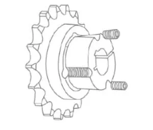 Attractive Price New Type Bushed / Taper Lock Sprocket