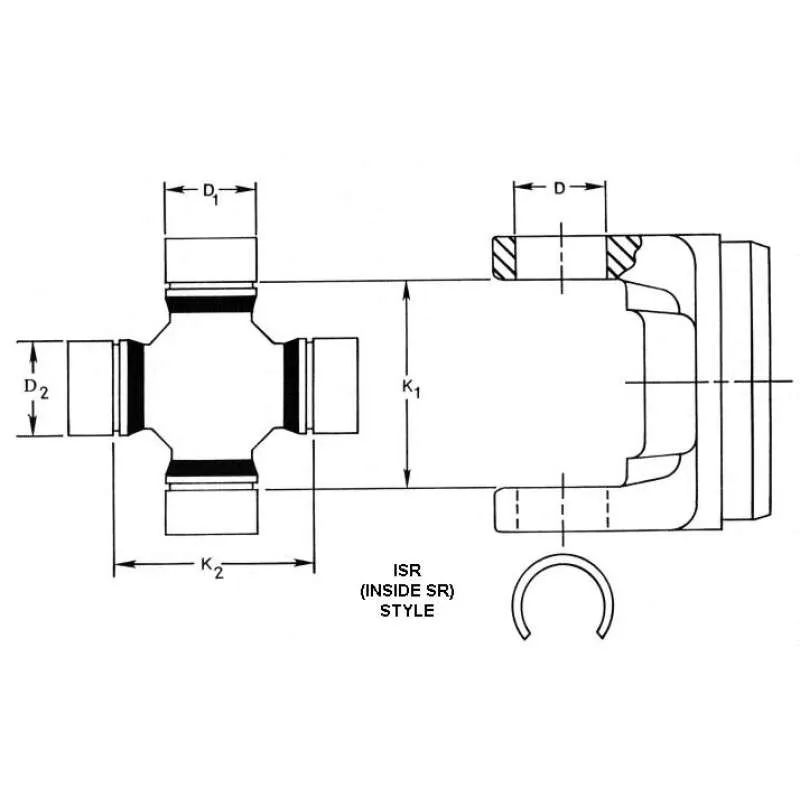 Car Auto Heavy Truck Accessories OEM Spare Parts Universal Joint U-Joint Cardan Joint for Drilling Tapping Machine Accessories Transmission Connecting