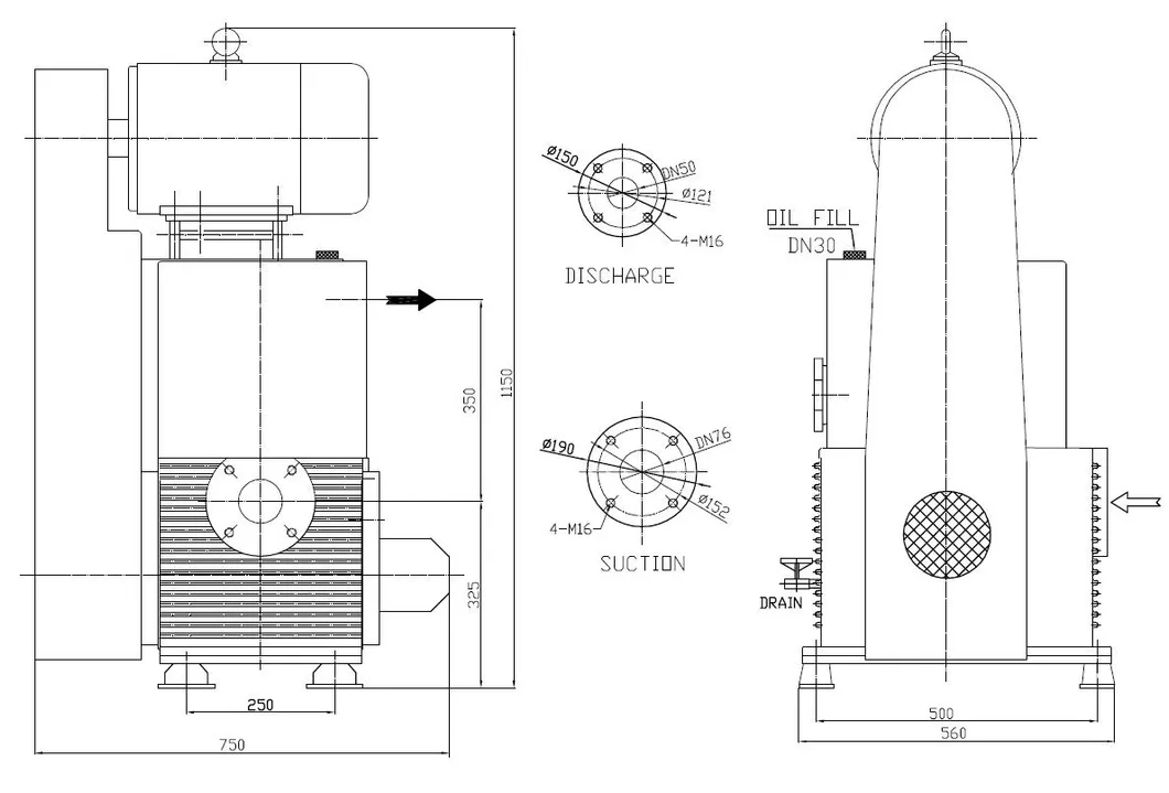 PP Rotary Piston Vacuum Pumps