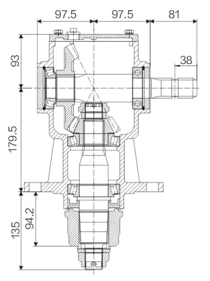Agricultural Lawn Mower Gearbox