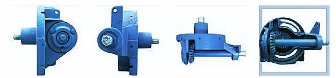 Ep0083 Input Speed 1315rpm Ratio 1: 1 Iron Agricultural Grain Harvester Reversing Bevel Gearbox for Grain Unloading System