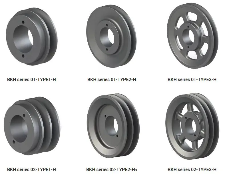 Quality 2bk Series American Standard Cast Lron Double Groove Sheaves Pulleys for 4L or a Belts and 5L or B Belts