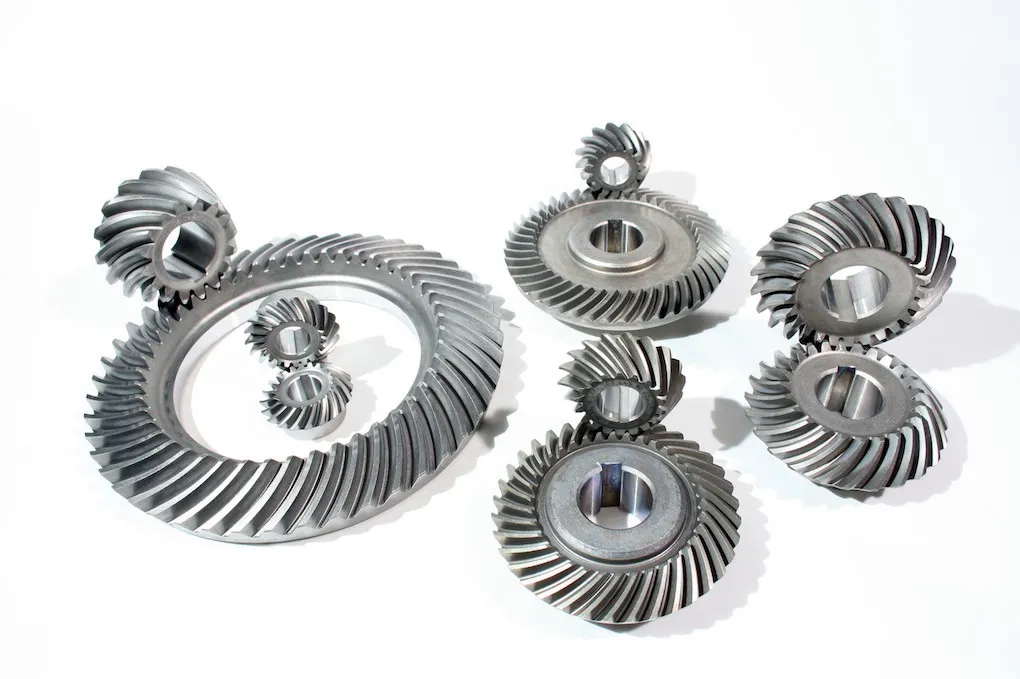 Carbon Steel Spiral Bevel Gear Industrial Steel Teeth Straight Casting Hobbing Forging Spiral Bevel Gears