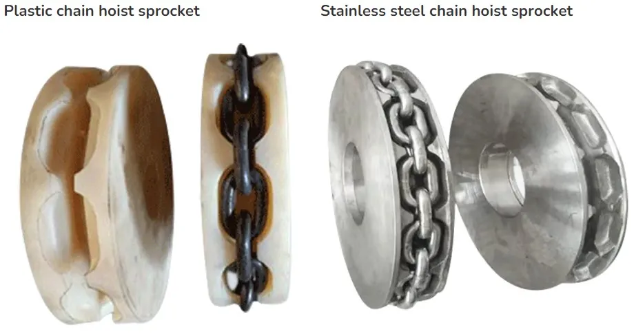 Cheap Hand or Electric Chain Hoist Sprocket for Crane Lifting in Steel and Stainless Steel