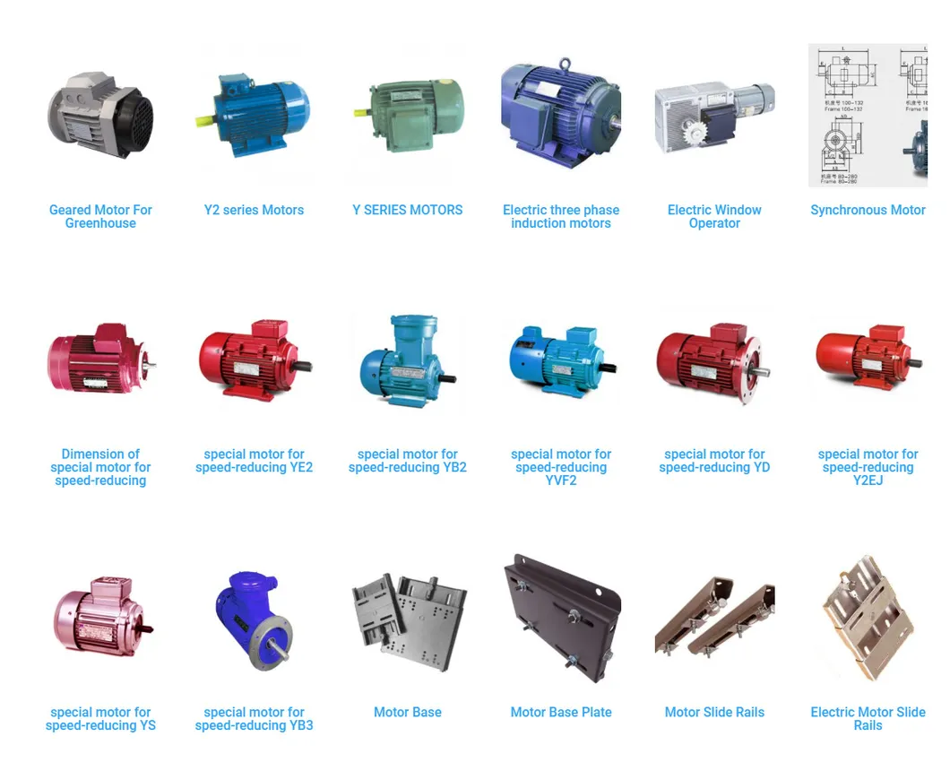 Motor Outboard DC Magnet Motors Motorized Sprayer Diesel Brushless Bicycle Kit Spare Parts for Motorcycles Sliding Gate Air Compressor
