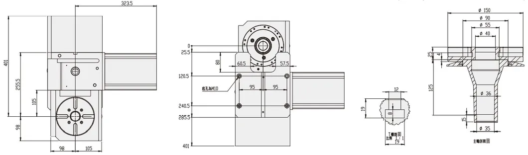 Wt-Rt150 Attractive Price New Type China Industrial CNC Machining Center 5 Axis Accessories