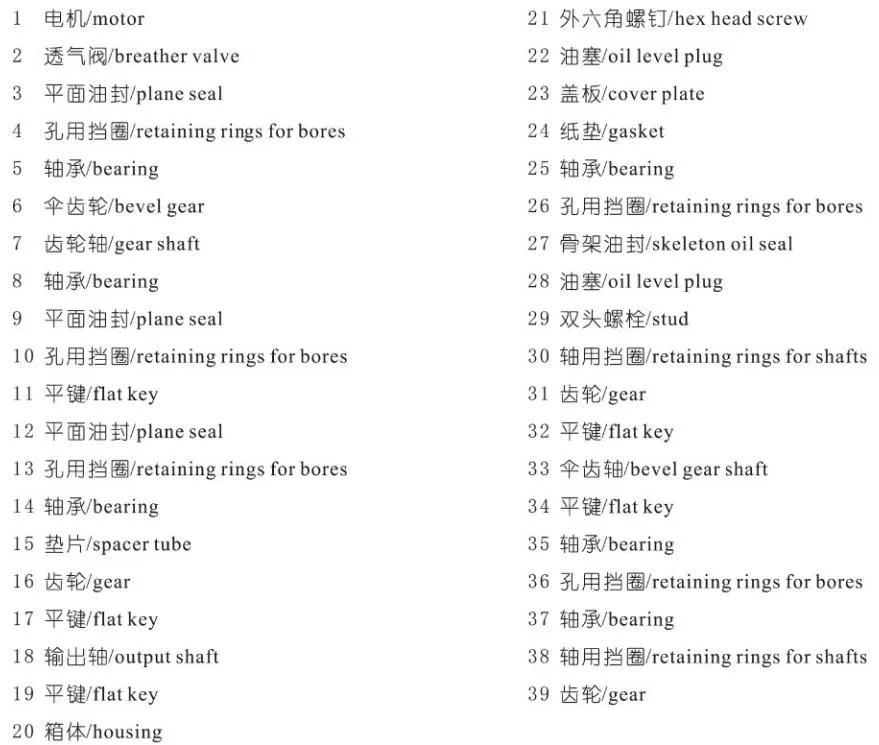 K Series Helical Bevel Gear Motor Shaft Mounted Gear Speed Reducer Marine Transmission Gearbox Harmonic Drive Reducer