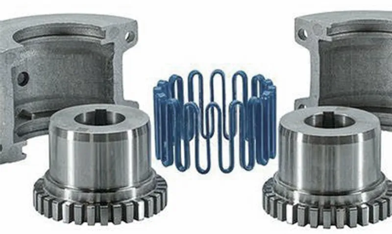 Custom Steel Material Rigid Shaft Stee Flexible Taper Different Options Spring Shaft Snake Grid Resilient Coupling for Compressors
