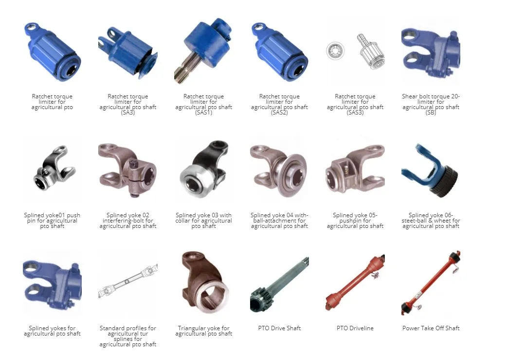 High Quality Custom Square Tractor Crane Square Spline Pto Drive Shaft Tractor Agricultural Components China Factory Manufacturer