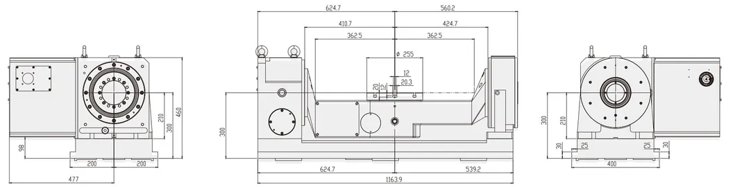 Wt-SL255 Metal CNC Machining Center Price Industrial 5 Axis CNC Machining Center Priceaccessories
