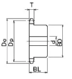 Nk Standard Nk15b Sprockets B Type for Roller Chain