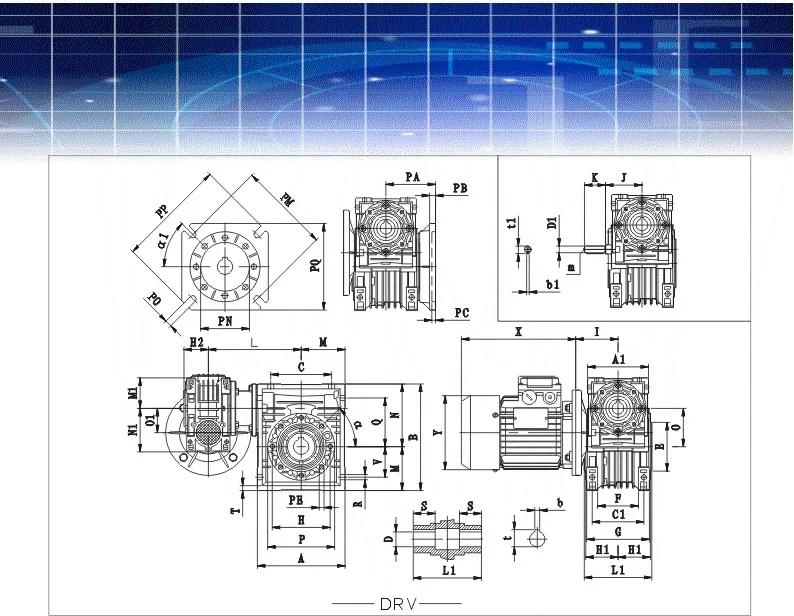 Worm Gear Speed Reducer Gear Box Wheel Speed Reducer Jack High Quality Good Price Steering Gear Drive Nmrv Manufacturer Industrial Worm Gear Speed Reducer