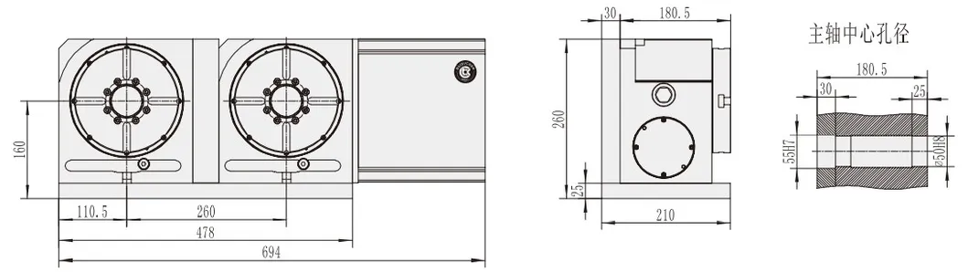 Wt-170-2W CNC Machining Center Trade Accessories for Numerical Control Machine