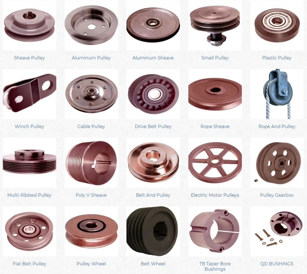 Customized Machining Aluminum Steel Alloy C45 Cast Iron Synchronous Taper Bush Pilot Bore Timing Pulley