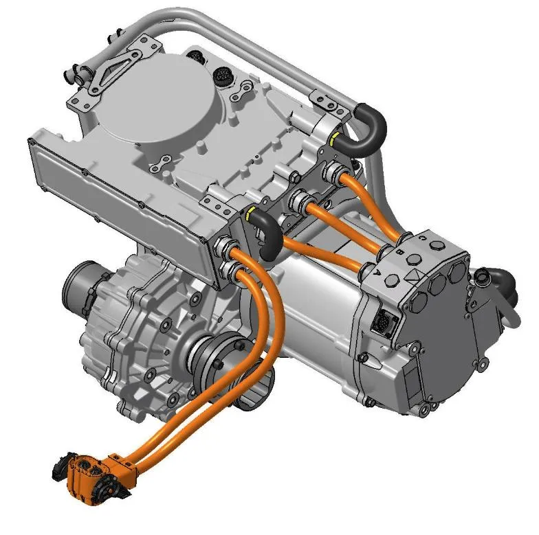7500r/Min Oed01 Gear Box Electric Motor Rear Axle for 15kw Four-Wheel Drive Vehicles