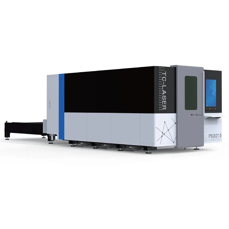 Tc-PS Customized Metal Sheet High Power Fiber Laser Cutting Machine 130m/Min for Sale