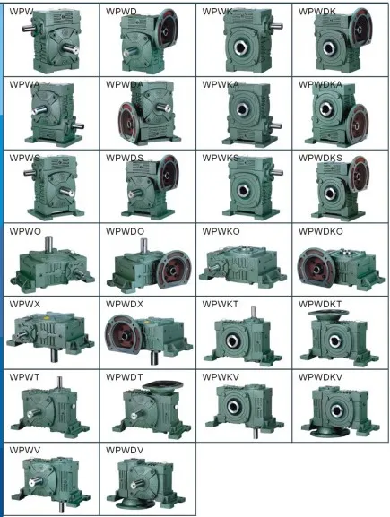 Vertical Cast Iron Housing Single Speed Reducer Worm Gearbox