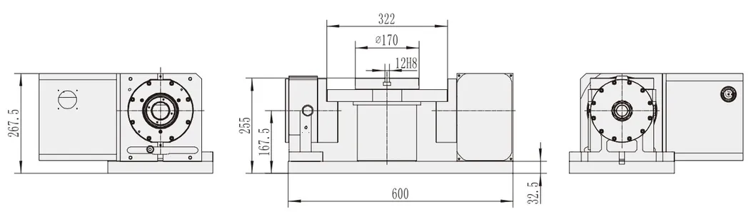 Rts-170 CNC Machining Center 5 Axis Accessories for Numerical Control Machine