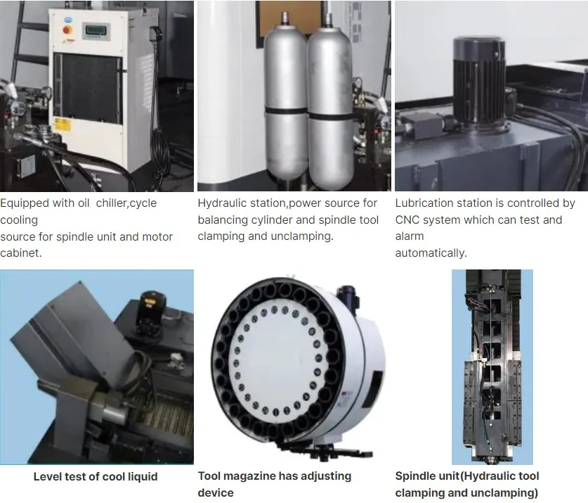 Sp2560 Heavy Cutting Double Column Machining Center CNC Lathe with Fanuc/Siemens/Mitsubishi