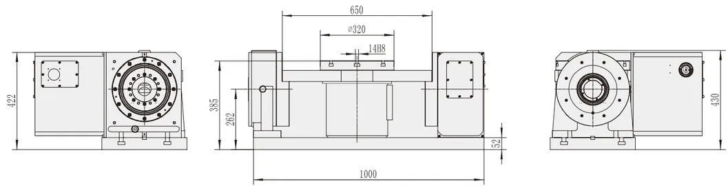 Rts-320 Durable and High Quality Industrial CNC Machining Center 5 Axis Accessories for Numerical Control Machine
