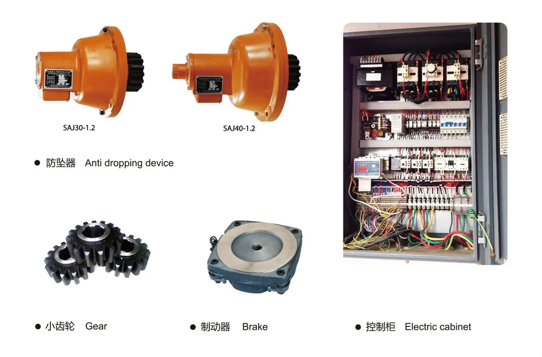 High Efficiency Frequency Conversion Motor Servo Brushless Gate Valve Worm Reduction Unit Center Dictance Freight Elevators and Scissor Lift Platform