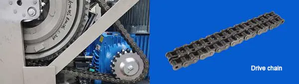 ISO ANSI DIN Single Double Triple Strand C210A/C2050 Double Pitch Transmission Conveyor Chains Attachment A1, A2, K1, K2 with Extended Pins